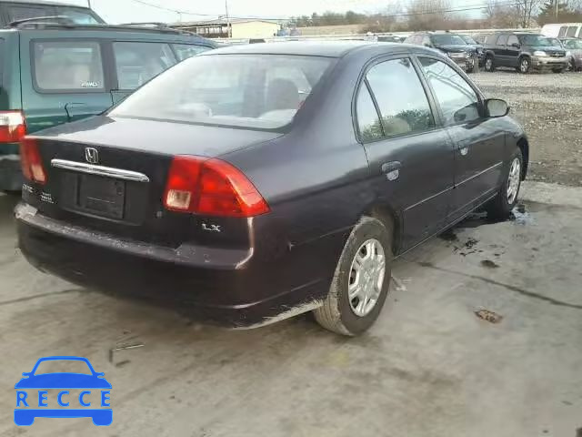 2001 HONDA CIVIC LX 2HGES16571H594657 зображення 3