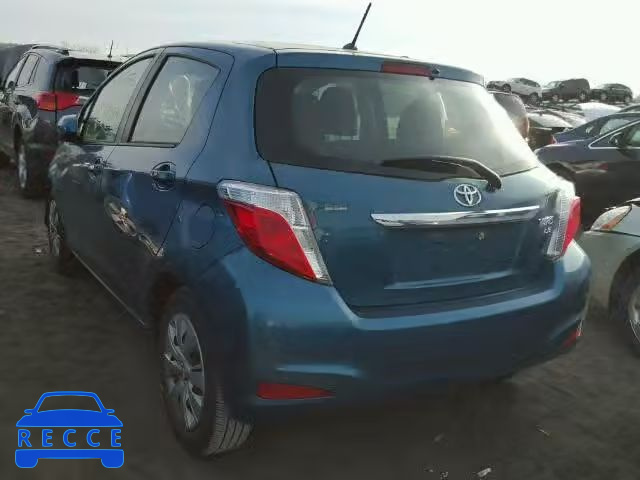 2014 TOYOTA YARIS JTDKTUD3XED574584 image 2