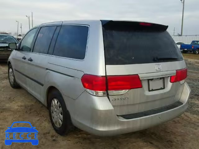 2008 HONDA ODYSSEY LX 5FNRL38208B089457 image 2