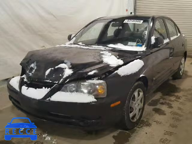 2006 HYUNDAI ELANTRA GL KMHDN46D36U374412 image 1