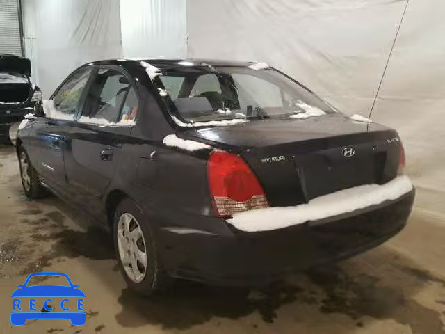 2006 HYUNDAI ELANTRA GL KMHDN46D36U374412 image 2