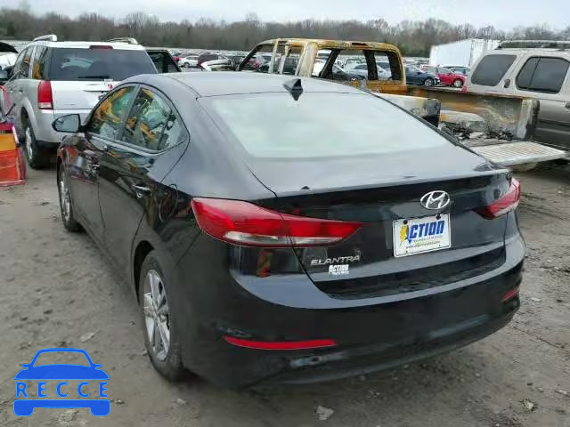 2017 HYUNDAI ELANTRA SE KMHD84LF2HU160205 image 2