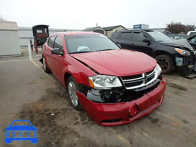 2014 DODGE AVENGER SE 1C3CDZAB4EN148253 image 0