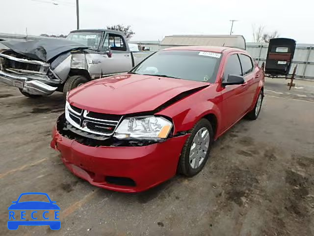 2014 DODGE AVENGER SE 1C3CDZAB4EN148253 image 1