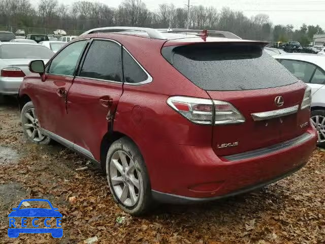 2010 LEXUS RX 350 2T2BK1BA7AC053912 зображення 2