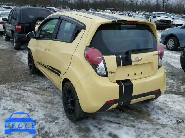 2014 CHEVROLET SPARK 1LT KL8CD6S93EC403937 зображення 2