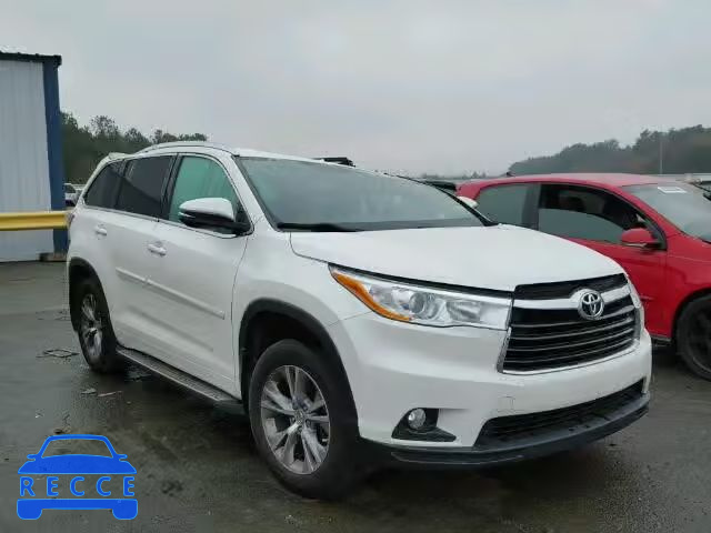 2014 TOYOTA HIGHLANDER 5TDKKRFH3ES017609 image 0