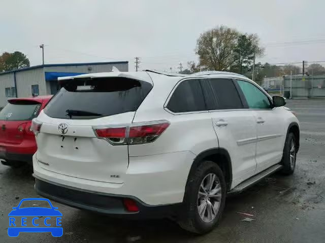 2014 TOYOTA HIGHLANDER 5TDKKRFH3ES017609 Bild 3