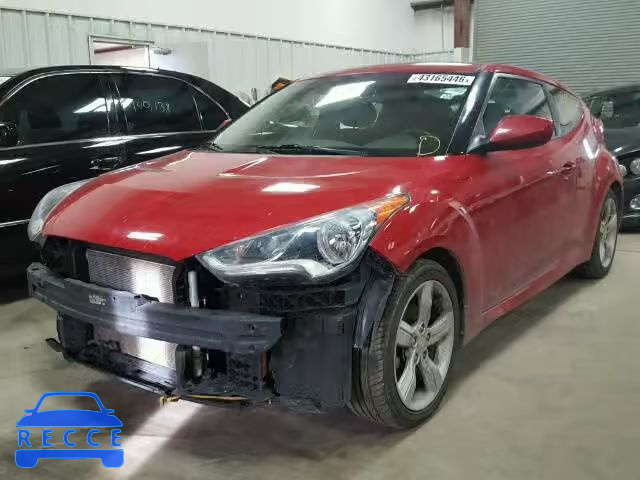 2014 HYUNDAI VELOSTER KMHTC6AD7EU193512 зображення 1