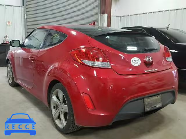 2014 HYUNDAI VELOSTER KMHTC6AD7EU193512 image 2