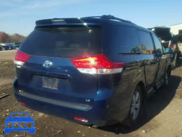 2011 TOYOTA SIENNA LE 5TDKK3DC4BS014363 зображення 3