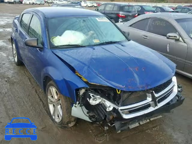 2012 DODGE AVENGER SE 1C3CDZAG2CN315802 image 0