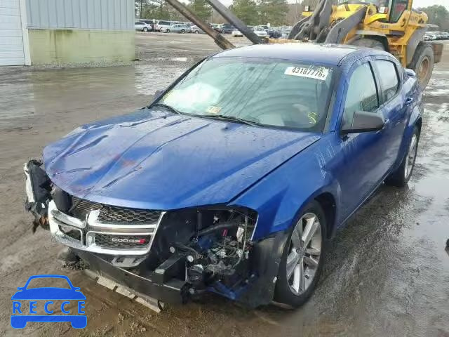 2012 DODGE AVENGER SE 1C3CDZAG2CN315802 image 1