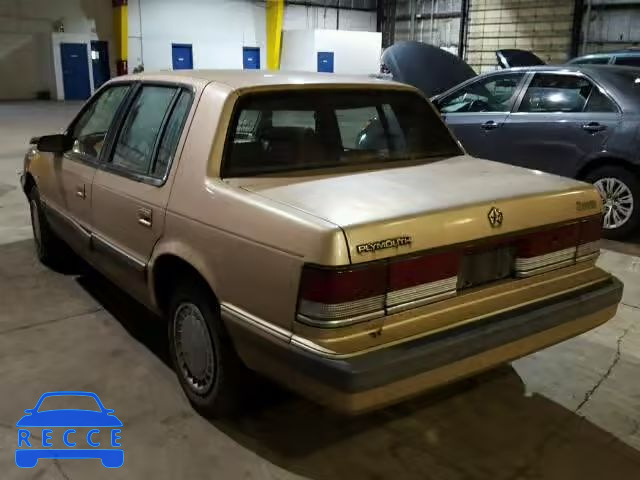 1990 PLYMOUTH ACCLAIM 1P3XA46K5LF774032 зображення 2