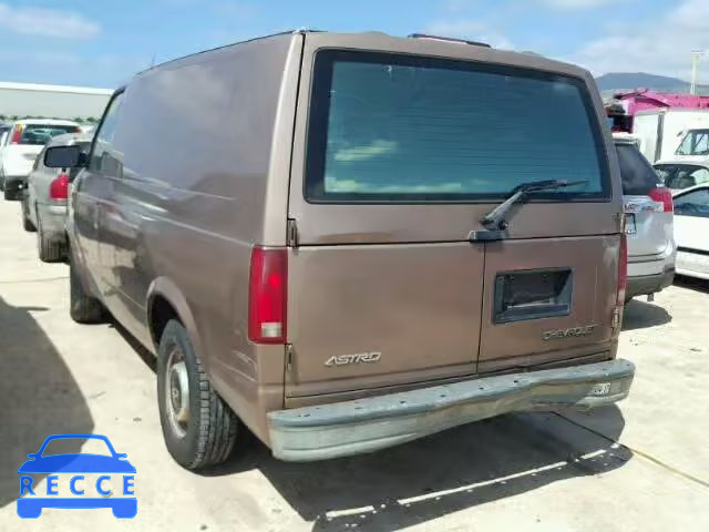 1999 CHEVROLET ASTRO VAN 1GCDL19W9XB189493 image 2