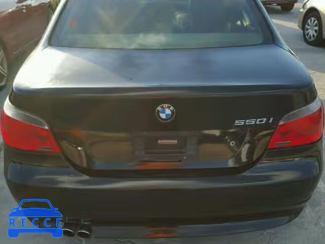 2006 BMW 550I WBANB53596CP00494 зображення 9