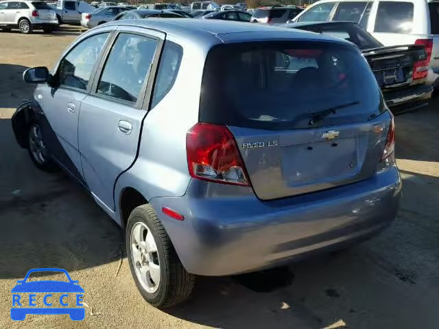 2006 CHEVROLET AVEO/LS KL1TD66656B650088 зображення 2