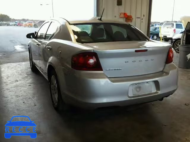 2012 DODGE AVENGER SE 1C3CDZAB7CN323883 image 2