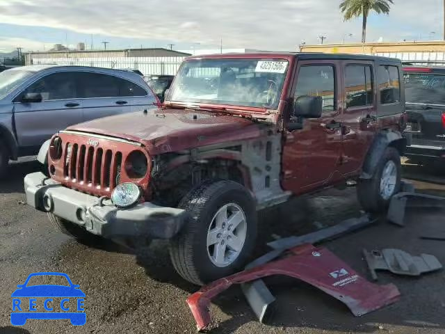 2008 JEEP WRANGLER U 1J4GA39138L632293 image 1