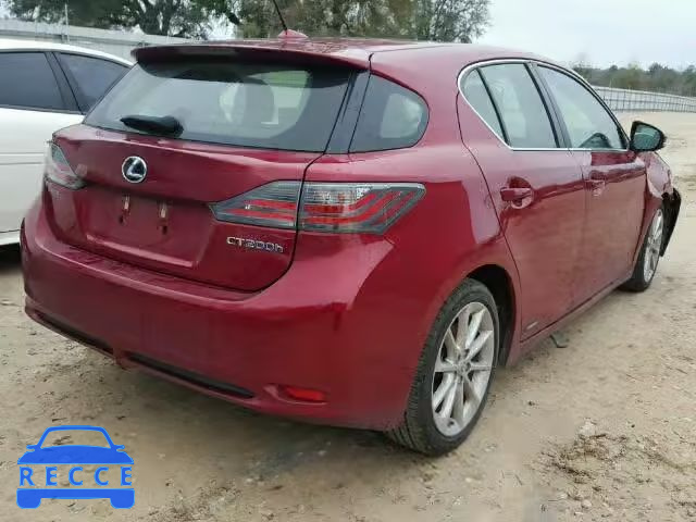 2013 LEXUS CT200H JTHKD5BH2D2170592 зображення 3