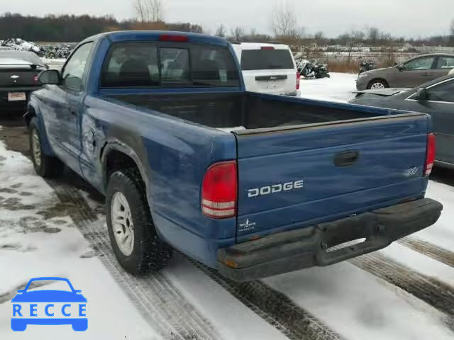 2003 DODGE DAKOTA SXT 1D7FL16X03S288354 Bild 2