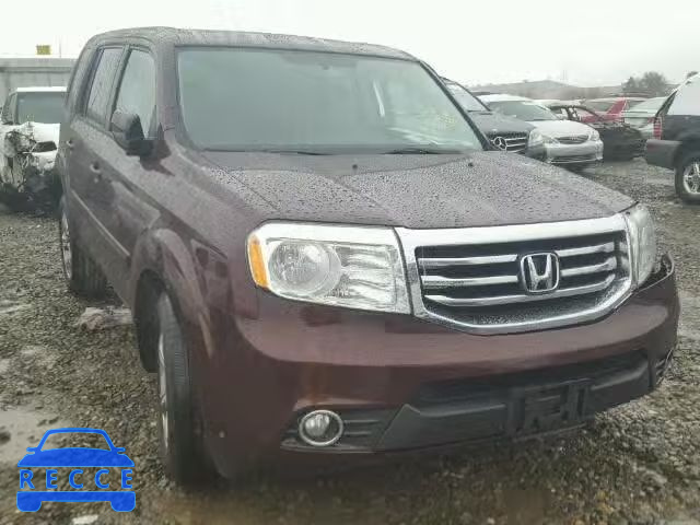 2014 HONDA PILOT EXL 5FNYF4H51EB027841 image 0