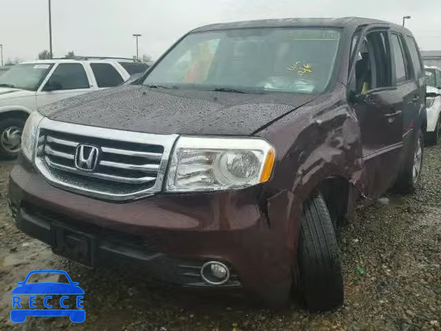 2014 HONDA PILOT EXL 5FNYF4H51EB027841 image 1