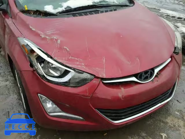 2015 HYUNDAI ELANTRA SE 5NPDH4AE6FH628863 зображення 9