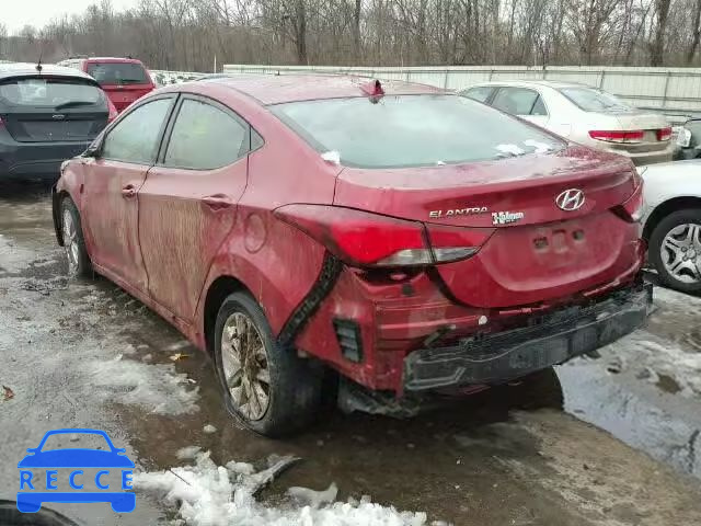 2015 HYUNDAI ELANTRA SE 5NPDH4AE6FH628863 image 2