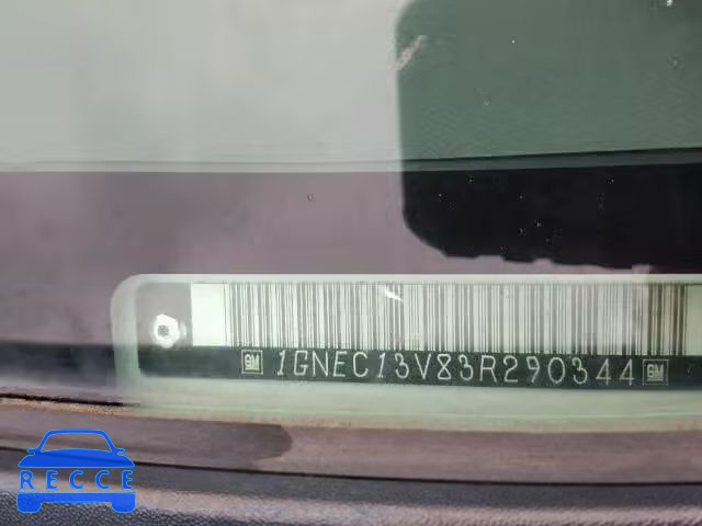 2003 CHEVROLET TAHOE C150 1GNEC13V83R290344 image 9