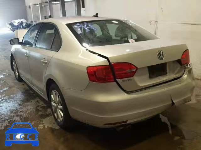 2011 VOLKSWAGEN JETTA SE 3VWDZ7AJ0BM320844 image 2