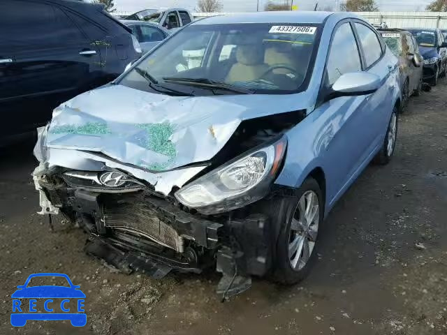 2012 HYUNDAI ACCENT GLS KMHCU4AEXCU104829 зображення 1