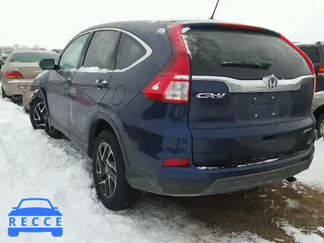 2016 HONDA CR-V SE 2HKRM3H42GH546901 image 2