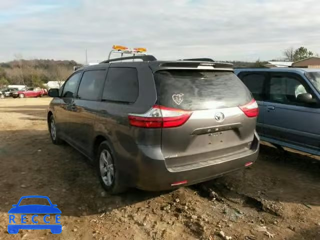 2015 TOYOTA SIENNA LE 5TDKK3DC7FS614445 image 2