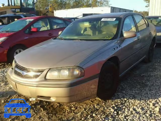 2003 CHEVROLET IMPALA 2G1WF52E639108625 image 1