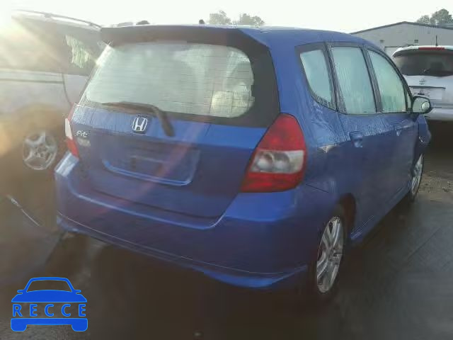 2007 HONDA FIT SPORT JHMGD38617S003807 image 3