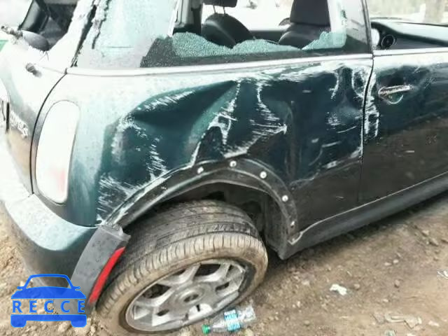 2004 MINI COOPER S WMWRE33454TD76464 зображення 9