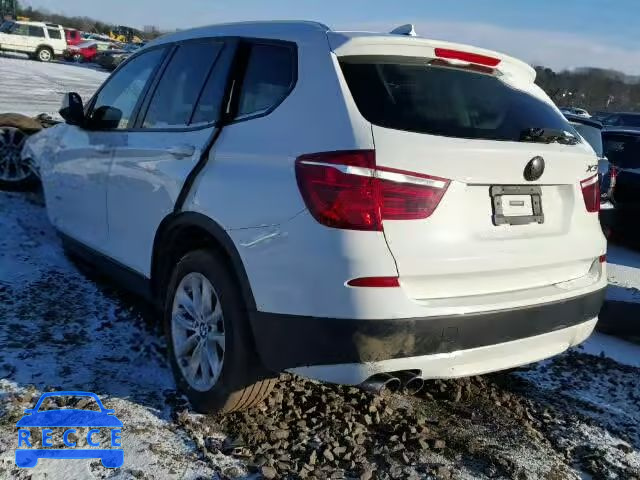 2014 BMW X3 XDRIVE2 5UXWX9C55E0D32574 image 2