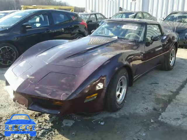 1980 CHEVROLET CORVETTE 1Z878AS417283 зображення 1