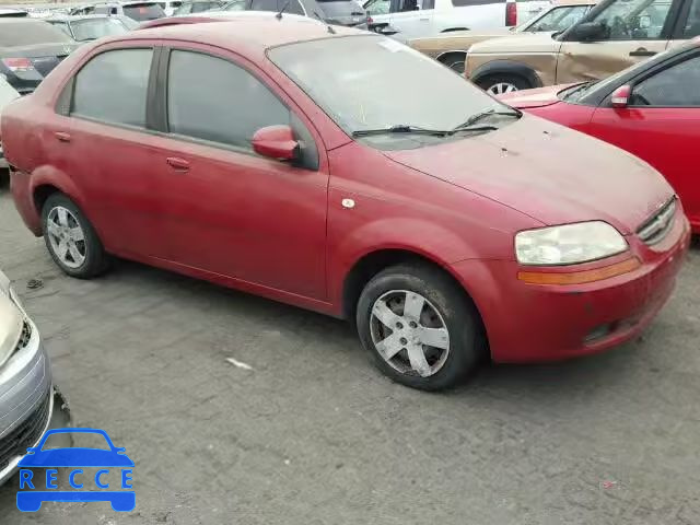 2006 CHEVROLET AVEO/LS KL1TD56696B587829 зображення 0