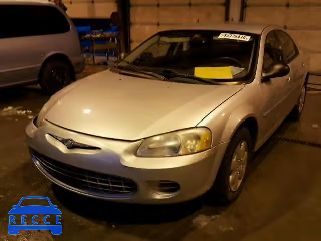 2002 CHRYSLER SEBRING LX 1C3EL46R72N327306 зображення 1