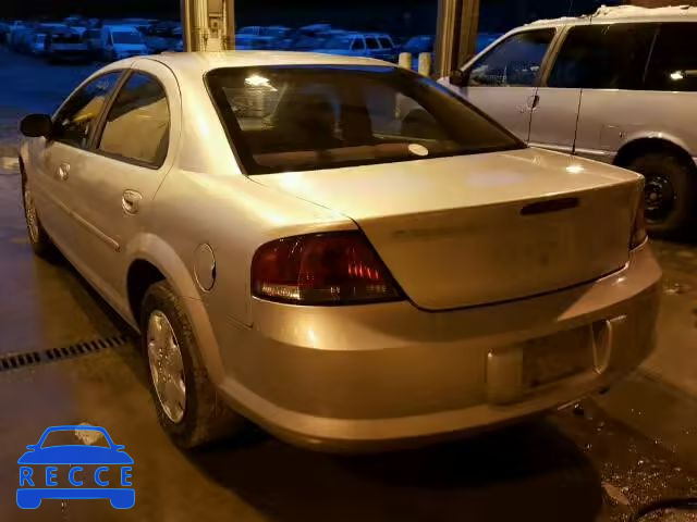 2002 CHRYSLER SEBRING LX 1C3EL46R72N327306 image 2