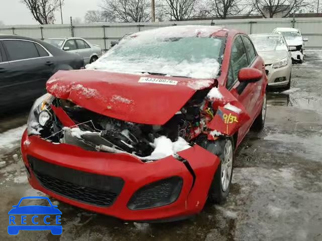 2012 KIA RIO LX KNADM5A39C6038563 image 1