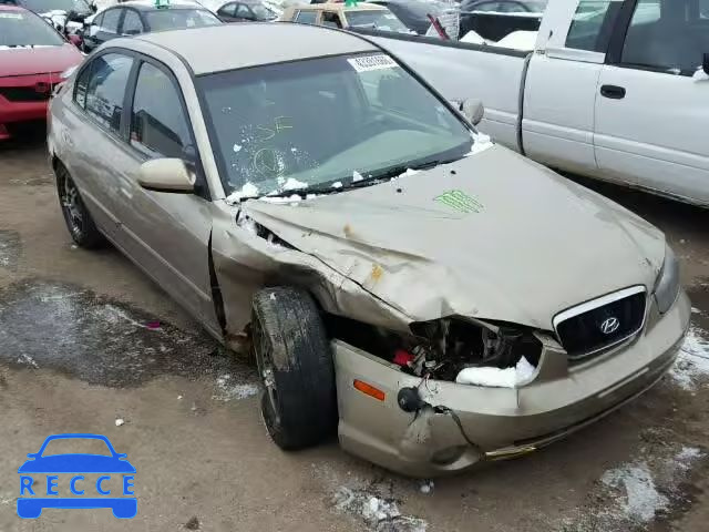2002 HYUNDAI ELANTRA GL KMHDN45D22U422347 зображення 0