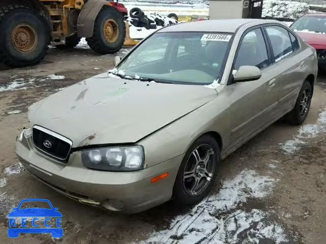 2002 HYUNDAI ELANTRA GL KMHDN45D22U422347 зображення 1