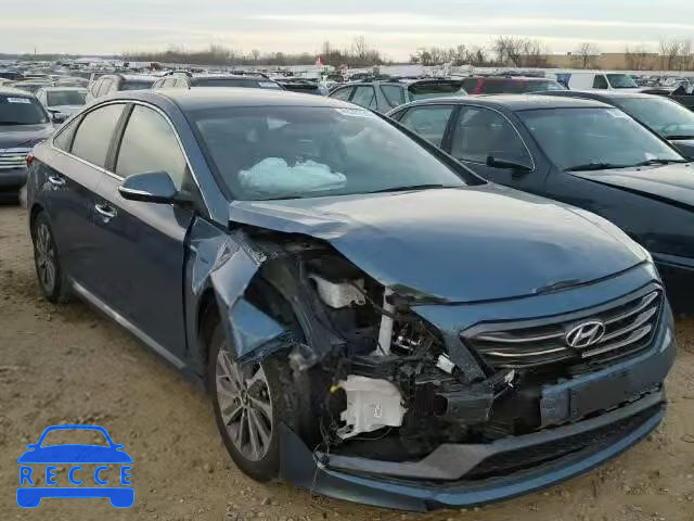 2015 HYUNDAI SONATA SPO 5NPE34AF0FH097266 image 0