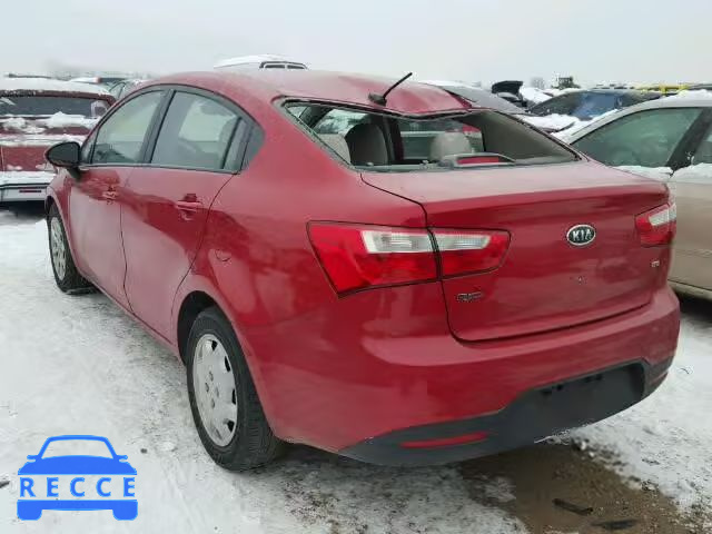 2012 KIA RIO LX KNADM4A32C6087971 image 2