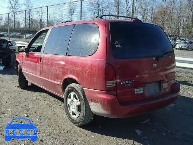 1998 NISSAN QUEST XE/G 4N2ZN1115WD827707 image 2