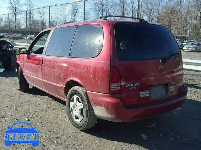 1998 NISSAN QUEST XE/G 4N2ZN1115WD827707 Bild 2