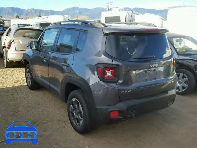 2016 JEEP RENEGADE S ZACCJBATXGPE13871 image 2